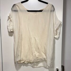 Elegant Cream Women's Top